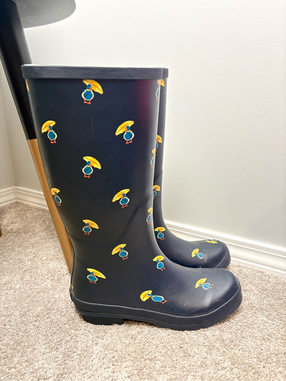 Serra Duck Umbrella Navy Rainboots